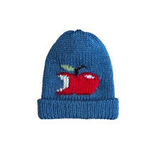 Load image into Gallery viewer, blue apple beanie

