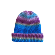 Load image into Gallery viewer, wool/silk rainbow beanie
