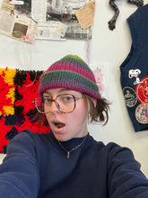 Load image into Gallery viewer, wool/silk raspberry beanie
