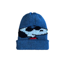Load image into Gallery viewer, wool blue joe cool snoopy beanie
