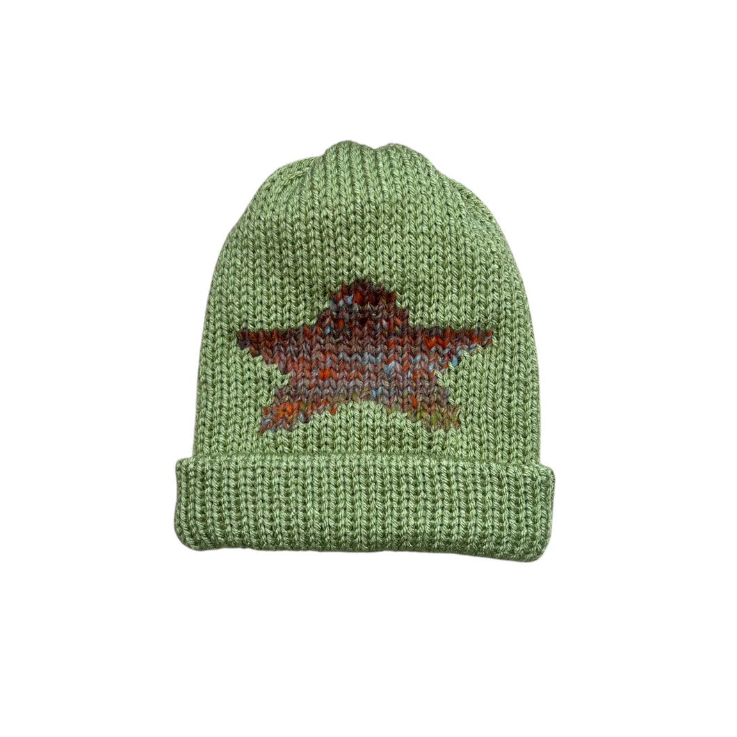 sage star beanie