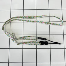 Load image into Gallery viewer, white floral camera strap
