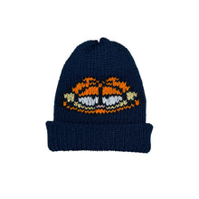 Load image into Gallery viewer, navy garfield beanie
