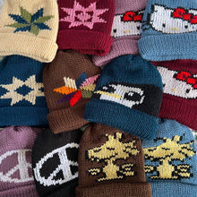 Load image into Gallery viewer, blue woodstock beanie
